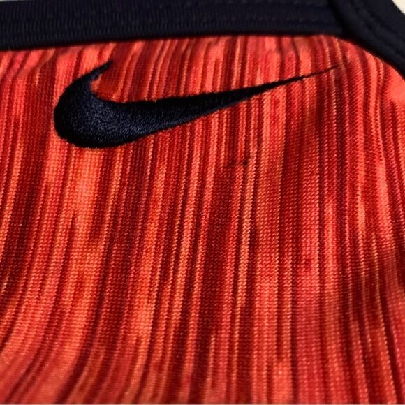 Nike Racerback One Piece Red Striped Swimsuit Size XL - Picture 2 of 8